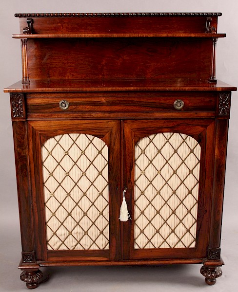 Fine Regency Chiffonier in Rosewood