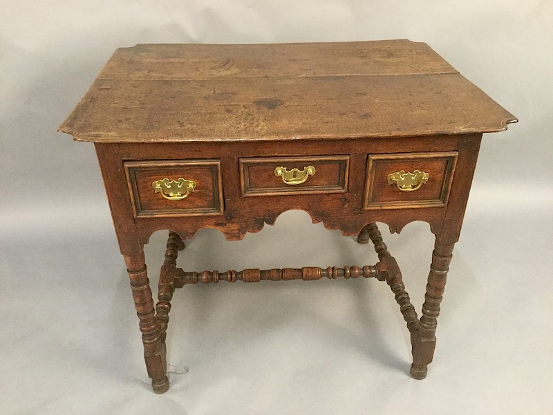 18th century Oak Low Boy unusual