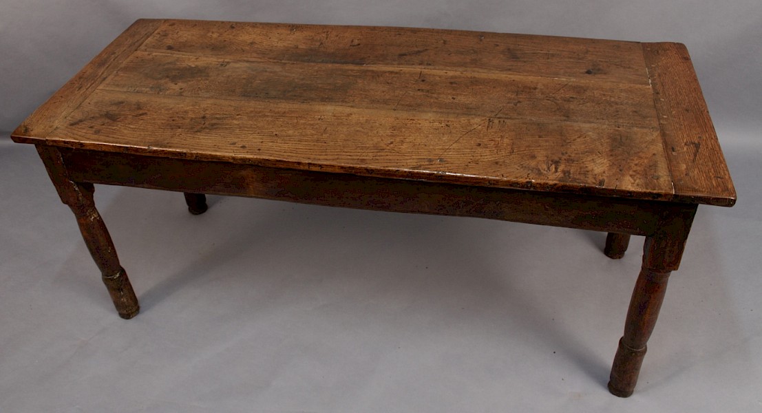 Georgian Oak Farmhouse Dining Table