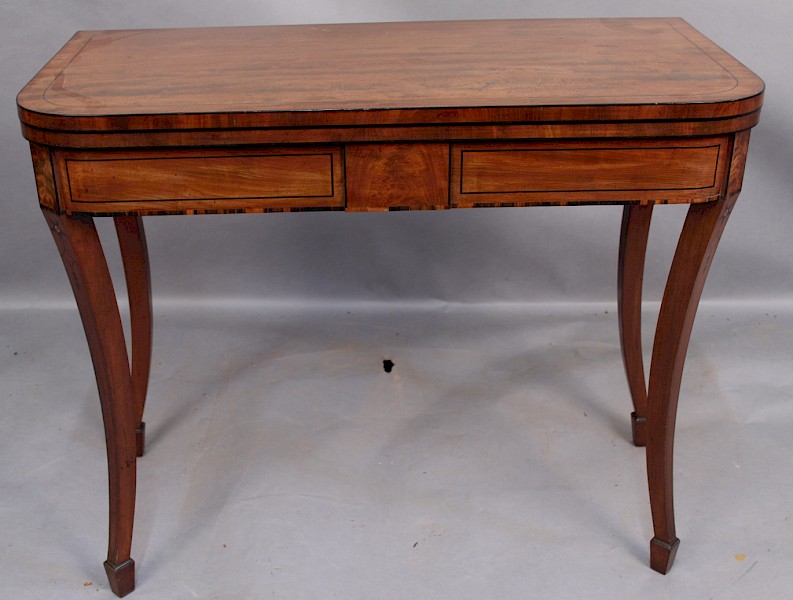 Georgian Mahogany Card Table