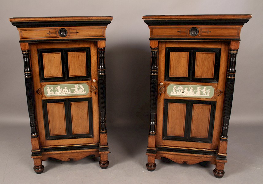 Pair of Pedestals Aesthetic Movement