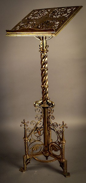 Victorian Brass Lectern