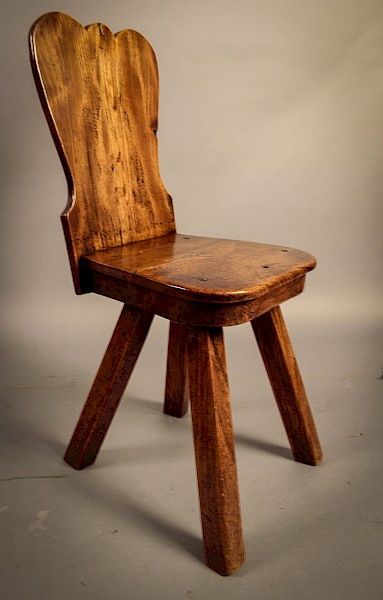 Georgian Elm Hall Seat
