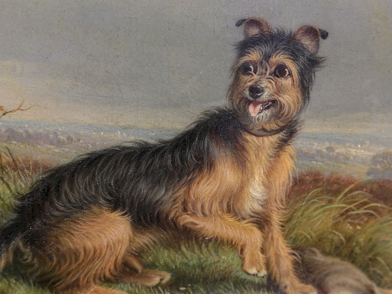 Terrior Oil Painting Martin Theodor Ward Ward