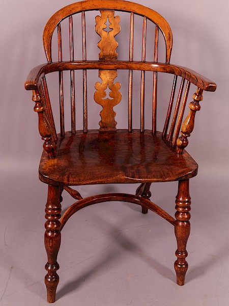 Victorian Ash and Elm Windsor Chair