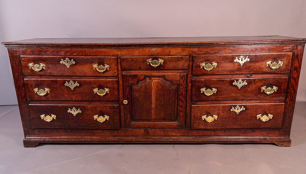 George II Oak Serving Dresser great colour