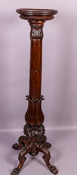 Victorian Mahogany Torchair