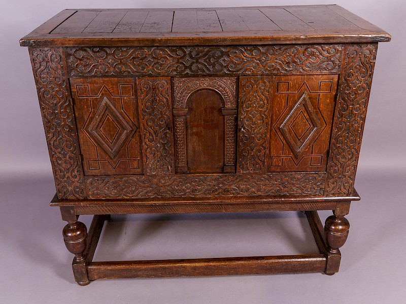 Oak Cupboard on Stand
