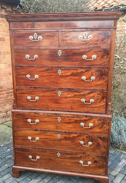 Antique Georgian Chest on Chest