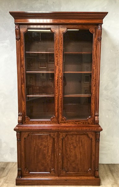 Quality Victorian Library Bookcase c 1850