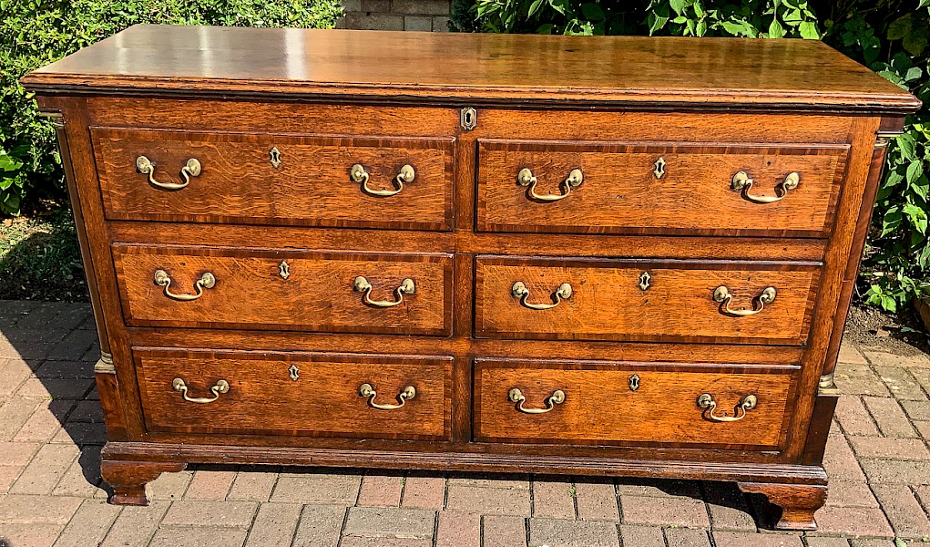 Georgian Oak Dower Chest