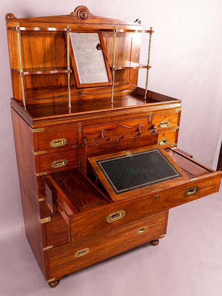 Rare Camphor Wood Campaign Chest by Harrods