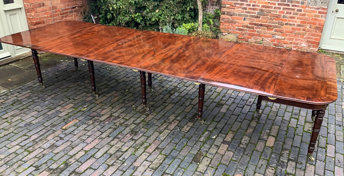 Rare Wilkinson Patent Dining Table Mahogany seats 14/16