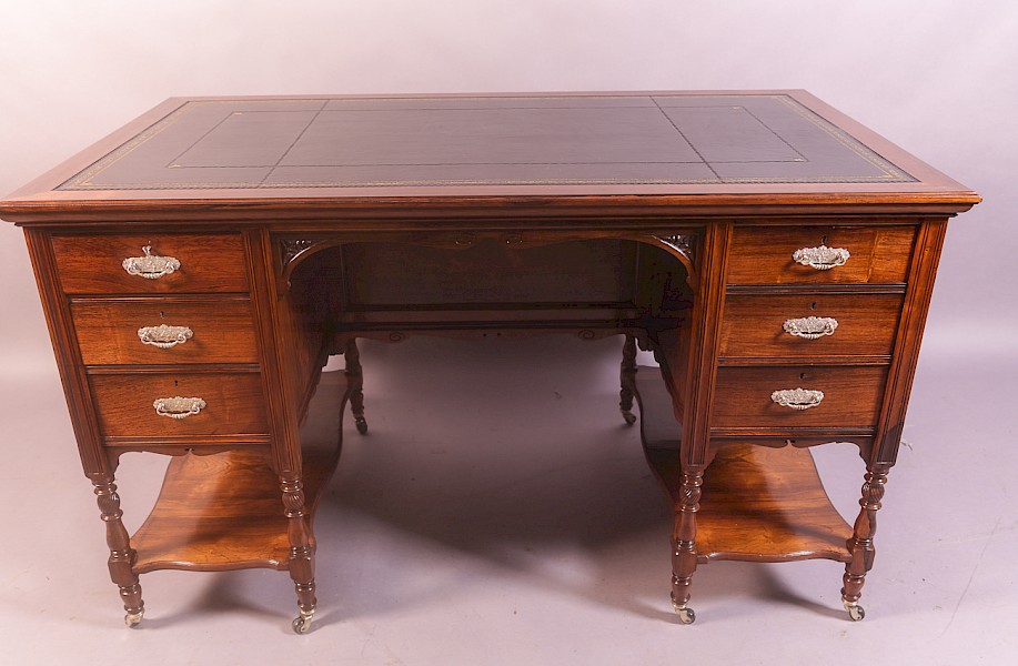 Super Quality Desk in Rosewood Johnson and Appleyard