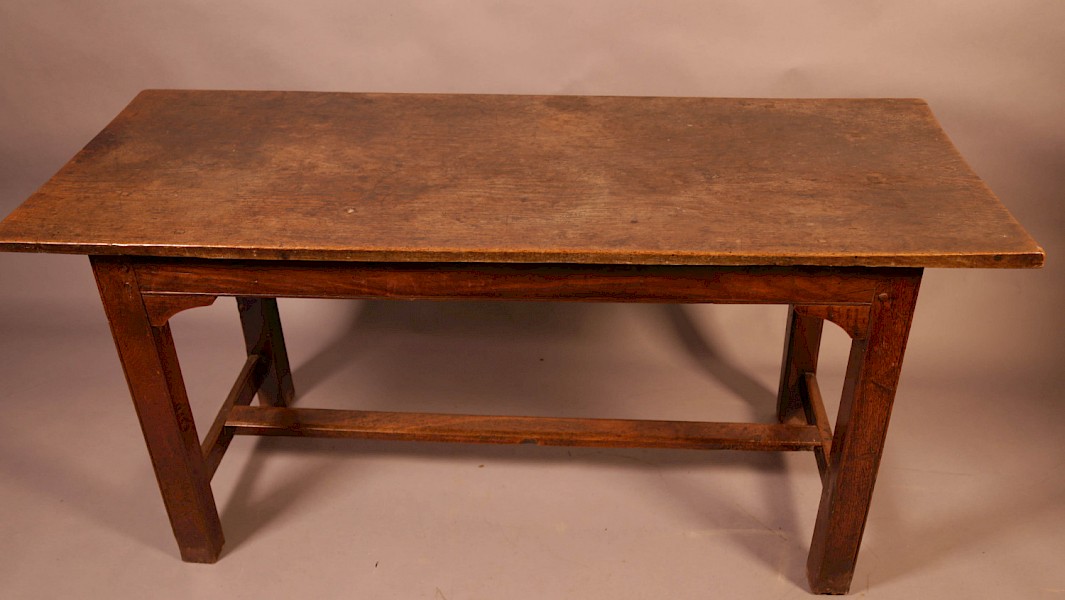A Good 18th Century Farmhouse Table in Oak