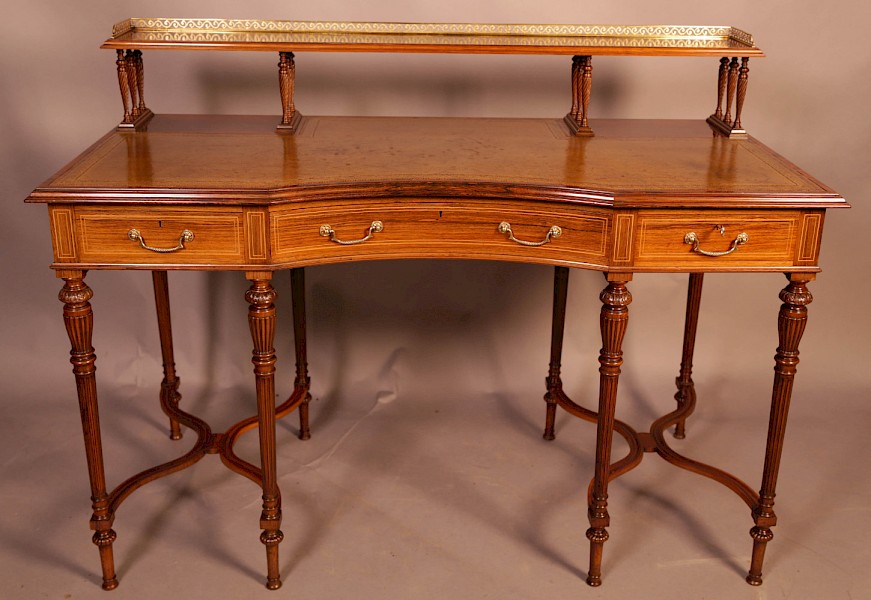 A Quality Writing Table By Collinson and Lock