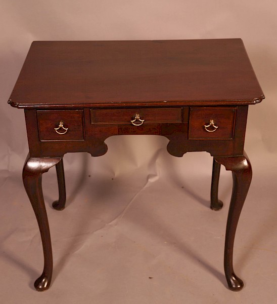 A George II Walnut Lowboy