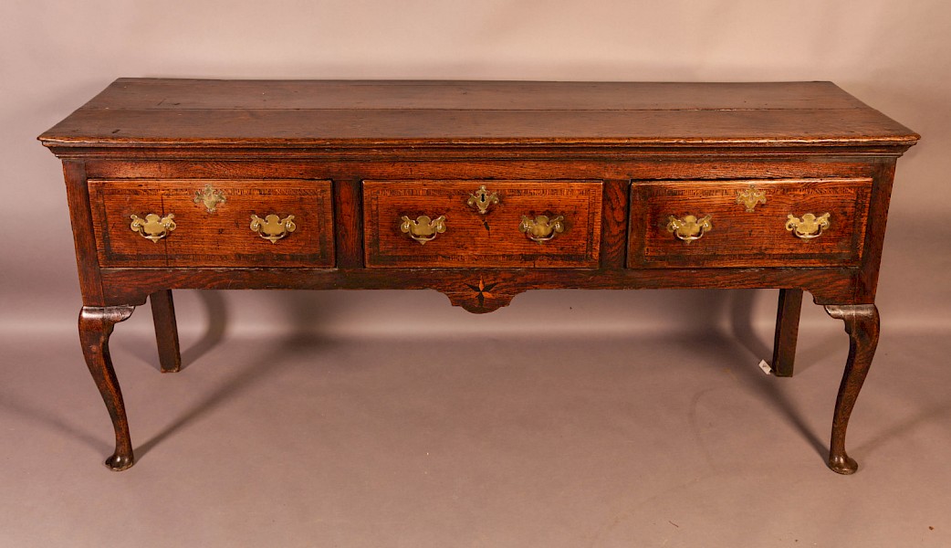 A Very Attractive George II Serving Dresser in Oak