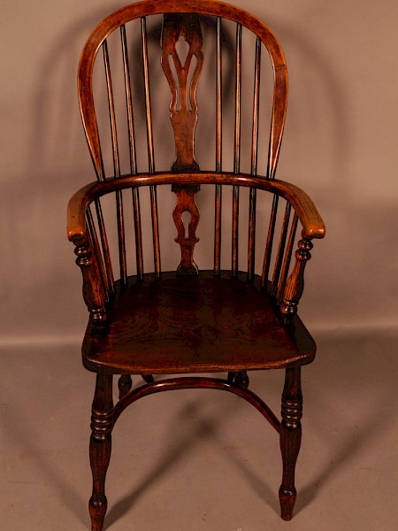 A High Back Windsor Chair Ash and Elm Rockley Maker