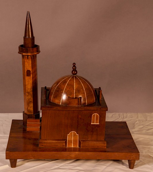 Unusual Model of a Church or Synagogue