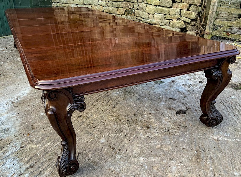 Very Large Victorian Extending Dining Table in Mahogany