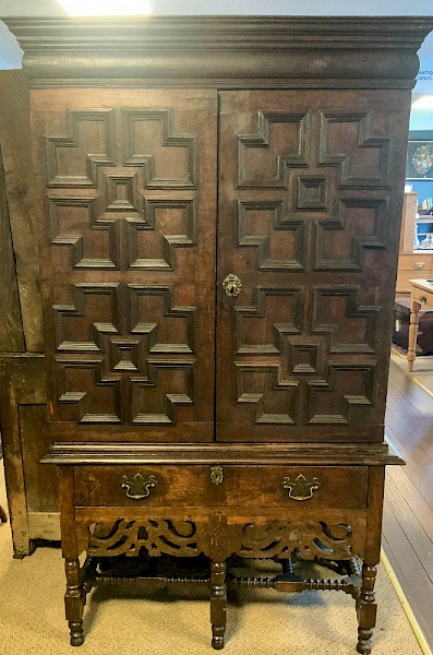 A Very Rare 17th century Estates Cupboard