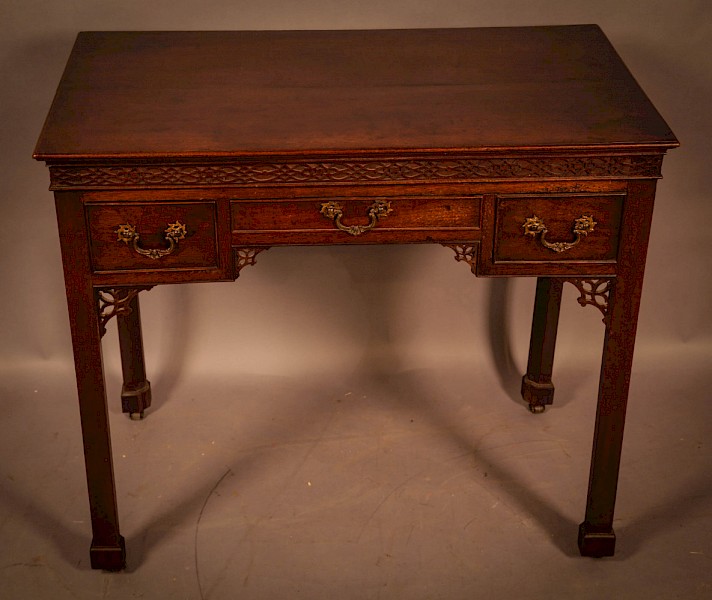 A Fine and Rare Chippendale Period Side Table
