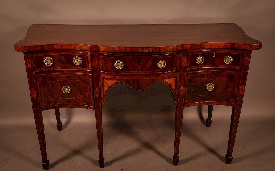 A Georgian Mahogany Inlaid Sideboard c1790