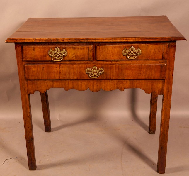 An English Walnut side Table original